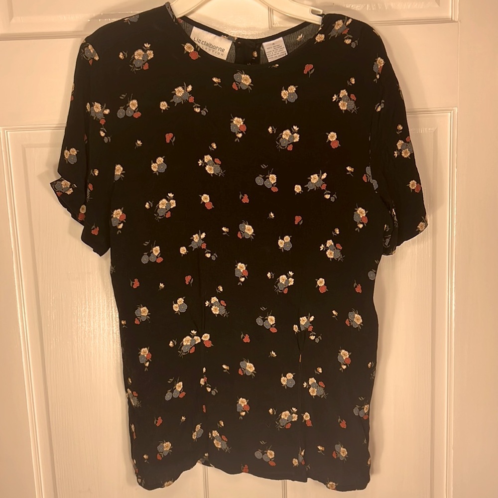 flowered blouse